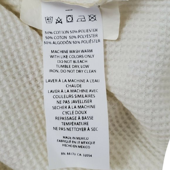 Back When by Anthropologie Sweater Medium Ivory Grateful Graphic Long Sleeve NWT - Picture 8 of 11